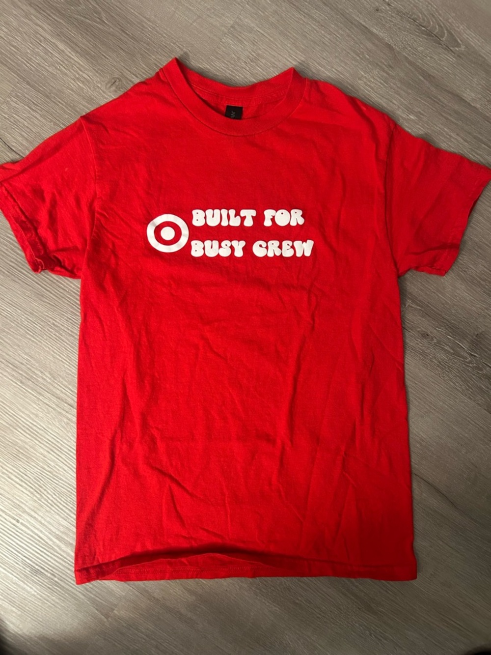 Gildan Red Heavy Cotton Crewneck T-Shirt
